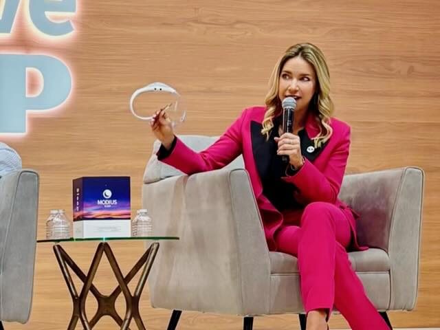 On stage at CES 2025 with the AgeTech Collaborative from AARP